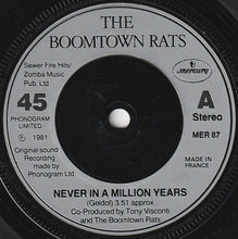 Load image into Gallery viewer, The Boomtown Rats : Never In A Million Years (7&quot;, Single)