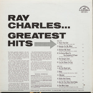 Ray Charles : Greatest Hits (LP, Comp, MP, RE)