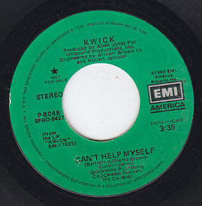 Kwick : Can't Help Myself (7", Promo, Styrene)