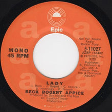 Load image into Gallery viewer, Beck, Bogert &amp; Appice : Lady (7", Single, Mono, Promo)