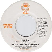 Load image into Gallery viewer, Beck, Bogert &amp; Appice : Lady (7", Single, Mono, Promo)