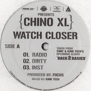 Sway & King Tech : Watch Closer/ Enough Beef (12", Promo)