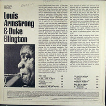 Load image into Gallery viewer, Louis Armstrong &amp; Duke Ellington : Louis Armstrong &amp; Duke Ellington (LP, Album, Mono, RE)