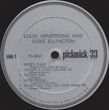 Load image into Gallery viewer, Louis Armstrong &amp; Duke Ellington : Louis Armstrong &amp; Duke Ellington (LP, Album, Mono, RE)