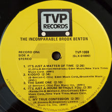 Load image into Gallery viewer, Brook Benton : The Incomparable... Brook Benton - 20 Of His Biggest Hits (2xLP, Album)