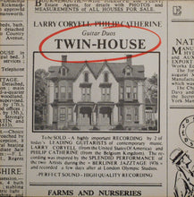 Load image into Gallery viewer, Larry Coryell &amp; Philip Catherine : Twin-House (LP, Album, RP, Com)