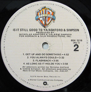 Ashford & Simpson : Is It Still Good To Ya (LP, Album, Win)