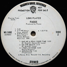 Load image into Gallery viewer, Faces (3) : Long Player (LP, Album, Promo, San)