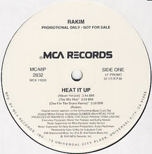 Load image into Gallery viewer, Rakim : Heat It Up (12&quot;, Promo)