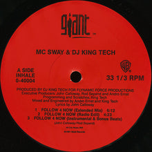 Load image into Gallery viewer, MC Sway &amp; DJ King Tech* : Follow 4 Now / Time 4 Peace (12&quot;, Maxi)