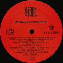 Load image into Gallery viewer, MC Sway &amp; DJ King Tech* : Follow 4 Now / Time 4 Peace (12&quot;, Maxi)