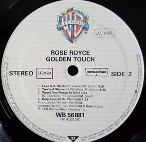 Rose Royce : Golden Touch (LP, Album)