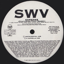 Load image into Gallery viewer, SWV : Someone (12&quot;, Promo)