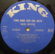 Load image into Gallery viewer, Earl Bostic : C'mon and Dance With Earl Bostic (LP, Album, RE)