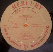 Load image into Gallery viewer, Roy Harris / Howard Hanson / Eastman-Rochester Orchestra : Harris: Symphony No. 3 / Hanson: Symphony No. 4 (LP, Mono)