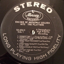 Load image into Gallery viewer, The Platters : Encore Of Broadway Golden Hits (LP, Album)