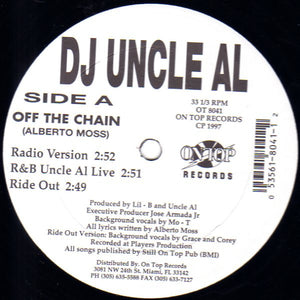 DJ Uncle Al : Off The Chain (12")