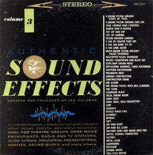 Load image into Gallery viewer, Jac Holzman : Authentic Sound Effects Volume 3 (LP, RE)
