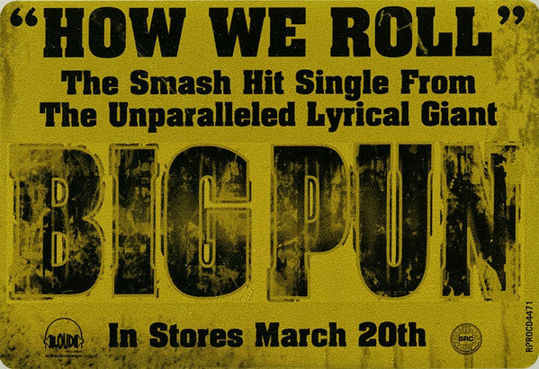 Big Pun* : How We Roll (CD, Single, Promo)