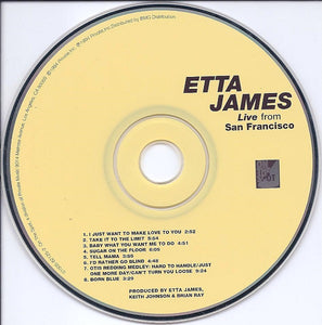 Etta James : Live From San Francisco (CD, Album)