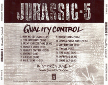 Load image into Gallery viewer, Jurassic 5 : Quality Control (CD, Album, Promo)