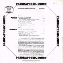 Load image into Gallery viewer, Various : Quadraphonic Demonstration Album - Program 1 (LP, Album, Quad)