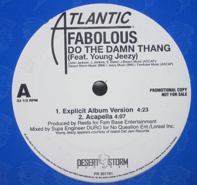 Fabolous Featuring Young Jeezy : Do The Damn Thang (12