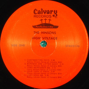 The Hinsons : High Voltage (LP, Album)