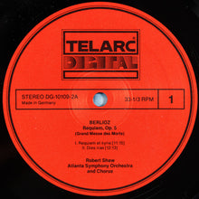 Load image into Gallery viewer, Hector Berlioz - Robert Shaw, Atlanta Symphony Orchestra &amp; Atlanta Symphony Chorus, John Aler : Requiem (Grand Messe Des Morts) (2xLP + Box)