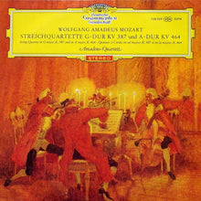 Load image into Gallery viewer, Wolfgang Amadeus Mozart ‧ Amadeus-Quartett : Streichquartette G-Dur KV 387 Und  A-Dur KV 464 (LP)