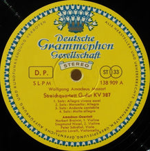 Load image into Gallery viewer, Wolfgang Amadeus Mozart ‧ Amadeus-Quartett : Streichquartette G-Dur KV 387 Und  A-Dur KV 464 (LP)