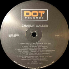 Load image into Gallery viewer, Charlie Walker (2) : Charlie Walker (LP, Album, Pin)