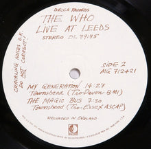 Load image into Gallery viewer, The Who : Live At Leeds (LP, Album, Glo)