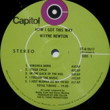 Load image into Gallery viewer, Wayne Newton : How I Got This Way (LP)