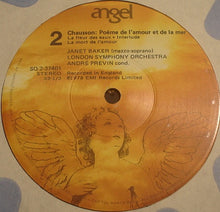 Load image into Gallery viewer, Chausson* / Duparc* / Janet Baker, André Previn, London Symphony Orchestra* : Poème De L'Amour Et De La Mer / Songs With Orchestra (LP, Quad)