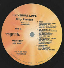 Load image into Gallery viewer, Billy Preston : Universal Love (LP, Album)