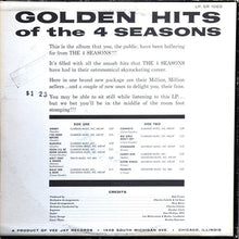 Load image into Gallery viewer, The Four Seasons : Golden Hits Of The 4 Seasons (LP, Comp, Mono, ARP)