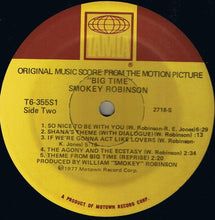 Load image into Gallery viewer, Smokey Robinson : Big Time - Original Music Score From The Motion Picture (LP, Mon)