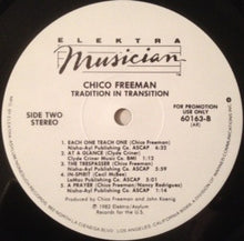 Load image into Gallery viewer, Chico Freeman : Tradition In Transition (LP, Album, Promo)