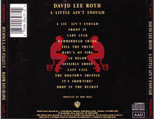 Load image into Gallery viewer, David Lee Roth : A Little Ain't Enough (CD, Album)