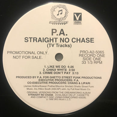 Parental Advisory : Straight No Chase (TV Tracks) (2xLP, Promo)