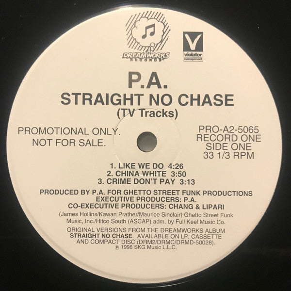 Parental Advisory : Straight No Chase (TV Tracks) (2xLP, Promo)