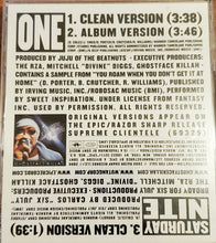 Load image into Gallery viewer, Ghostface Killah : One (CD, Single, Promo)