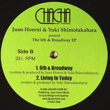 Load image into Gallery viewer, Juan Hoerni &amp; Yuki Shimotakahara : The 6th &amp; Broadway EP (12&quot;, EP)