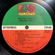 Load image into Gallery viewer, Aretha Franklin With James Cleveland* &amp; The Southern California Community Choir : Amazing Grace (2xLP, Album, SP,)