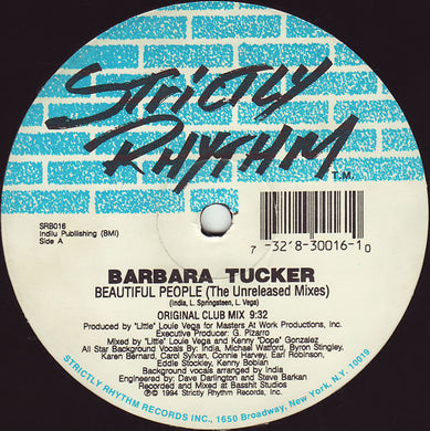 Barbara Tucker : Beautiful People (The Unreleased Mixes) (12