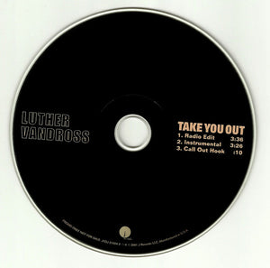 Luther Vandross : Take You Out (CD, Single, Promo)