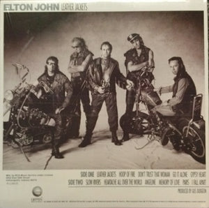 Elton John : Leather Jackets (LP, Album, Club)