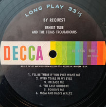 Load image into Gallery viewer, Ernest Tubb And The Texas Troubadours : By Request (LP, Album, Mono)