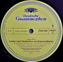Load image into Gallery viewer, Hugo Wolf : Dietrich Fischer-Dieskau - Sviatoslav Richter : Mörike-Lieder (LP)